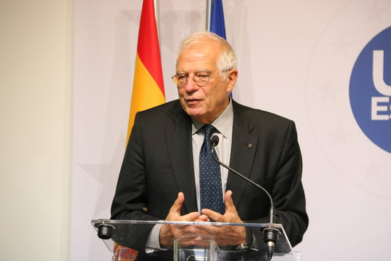 Spanish foreign affairs minister Josep Borrell (by  ACN)